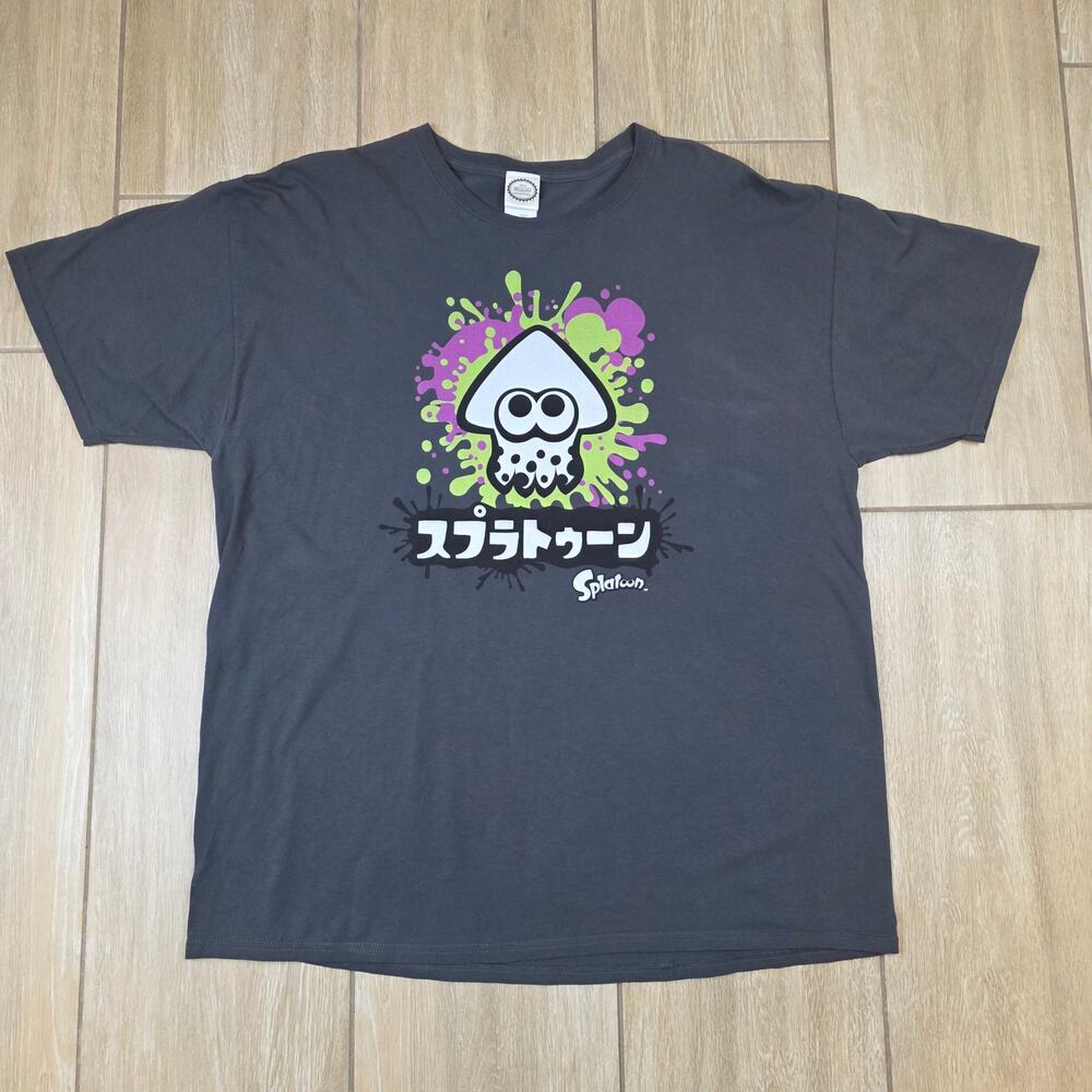Nintendo Splatoon T Shirt Mens XL 2018 Squid Graphic Japanese Gaming Fifth Sun